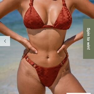NEW - Chic Rust Bikini Set